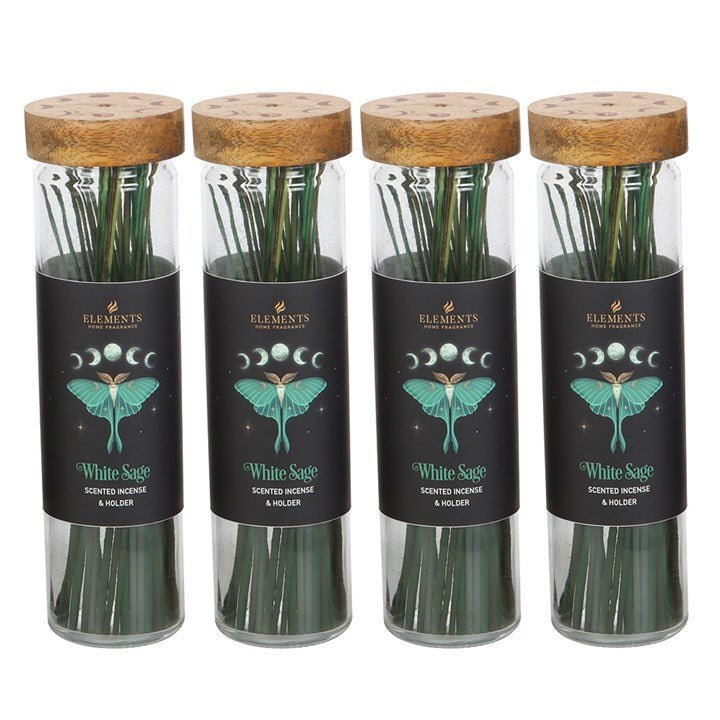 4 Packs of Dark Forest White Sage Incense Sticks | Inspired Creative Gifts | UK Supplier