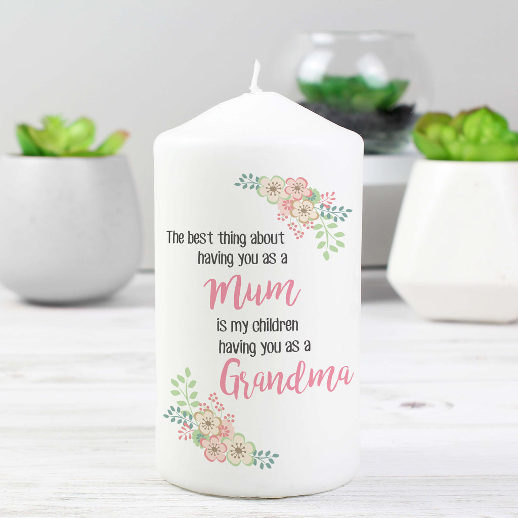Personalised The Best Thing Pillar Candle | Gift for Her