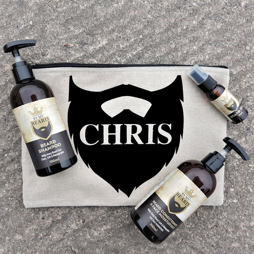Personalised Name Only Beard Kit | Textiles