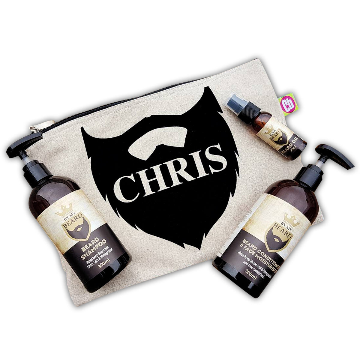 Personalised Name Only Beard Kit | Textiles