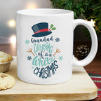 Personalised White Christmas Mug | Christmas Gift