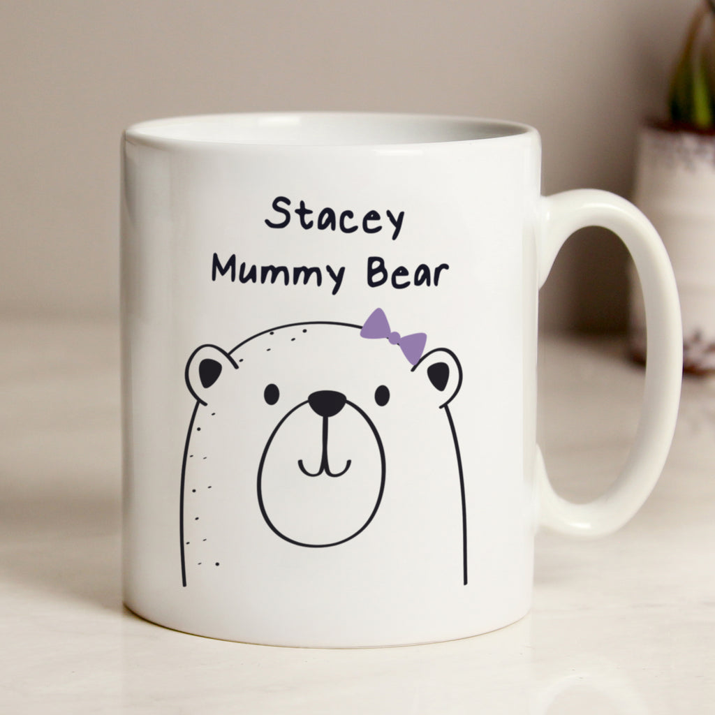 Personalised Mummy Bear Mug for Mother's Day