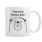Personalised Mummy Bear Mug for Mother's Day