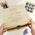 Personalised True Love Story Wooden Keepsake Box | Storage