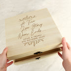 Personalised True Love Story Wooden Keepsake Box | Storage