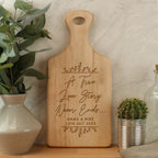 Personalised True Love Story Wooden Paddle Board for Christmas