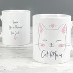 Personalised Cat Mum Mug for Mother's Day