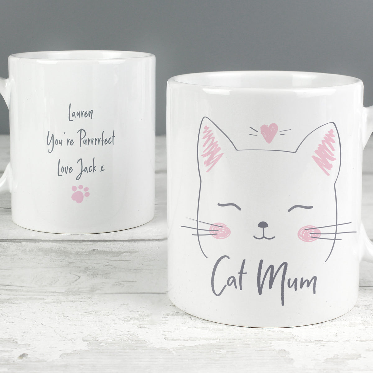 Personalised Cat Mum Mug for Mother's Day