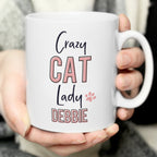 Personalised Crazy Cat Lady Mug | Gift for Pets