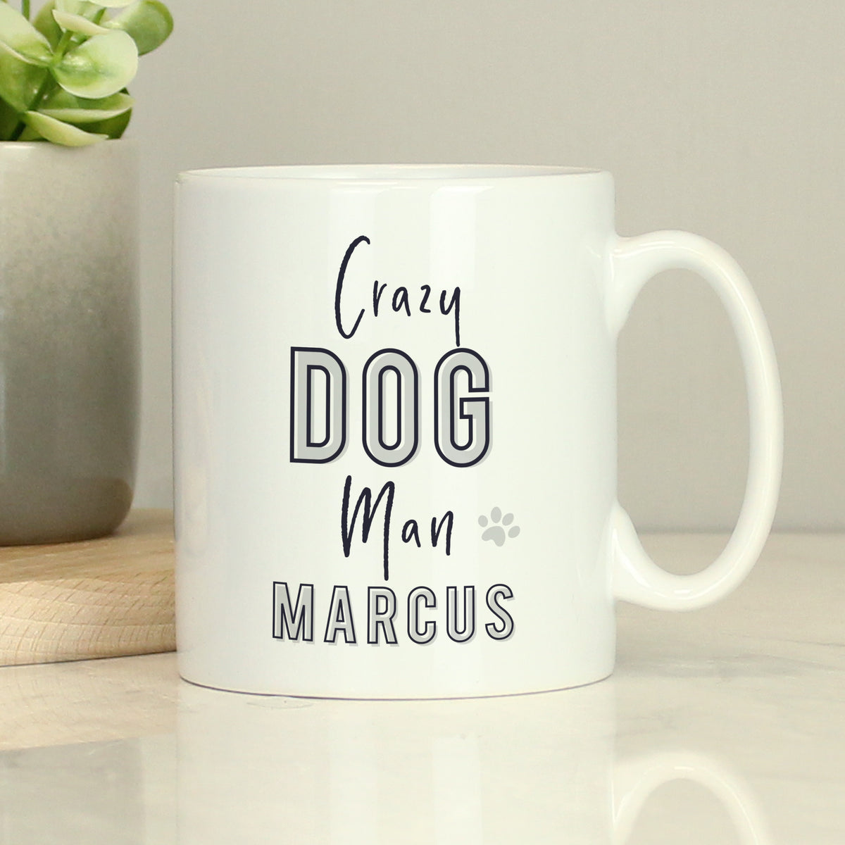 Personalised Crazy Dog Man Mug | Gift for Pets