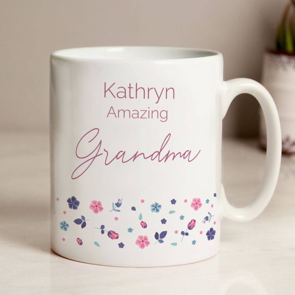 Personalised Amazing Floral Mug | Mother's Day Gift