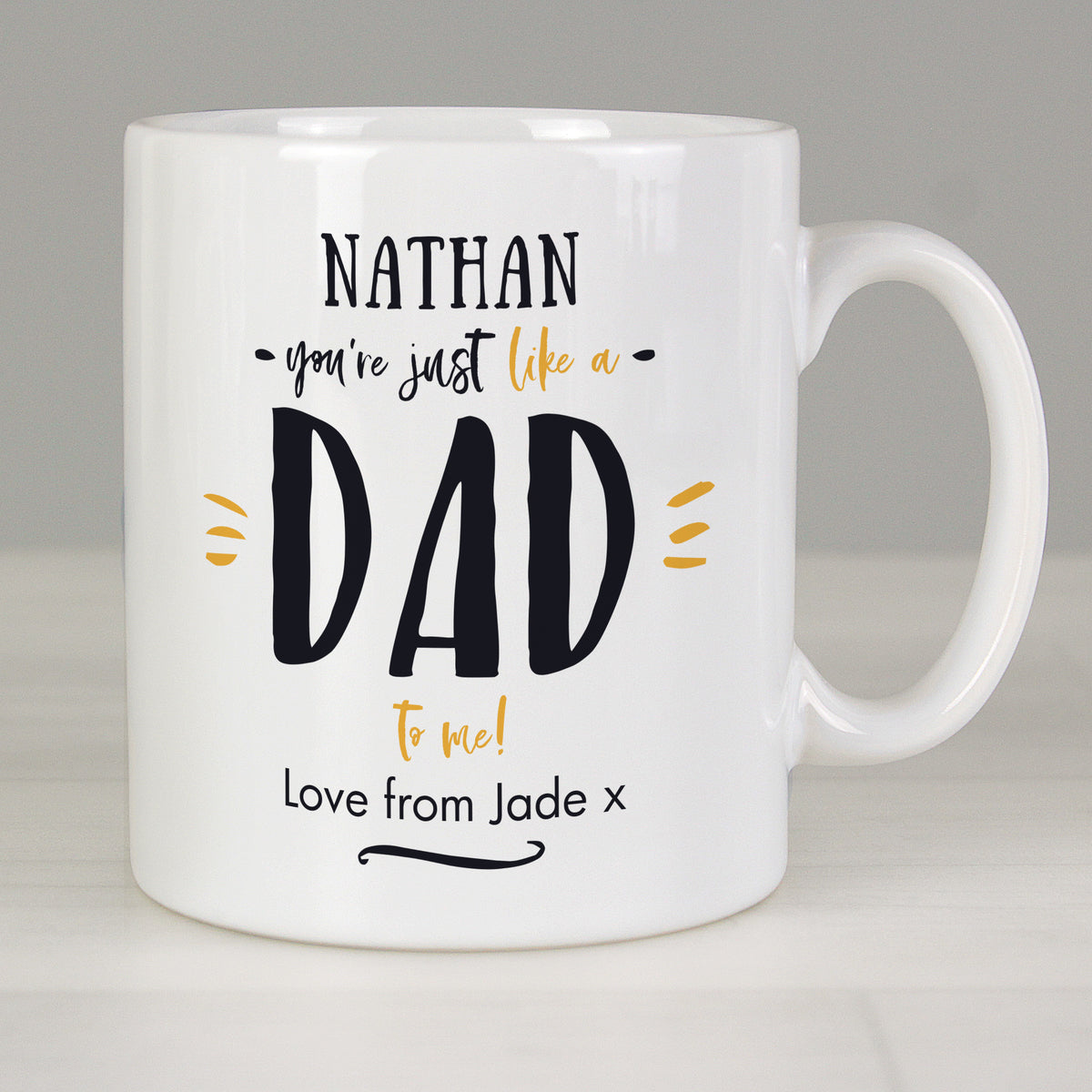 Personalised Just Like A Dad Mug | Christmas Gift