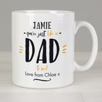 Personalised Just Like A Dad Mug | Christmas Gift