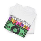 'Money can't buy happiness' Men's Vinyl T-Shirt