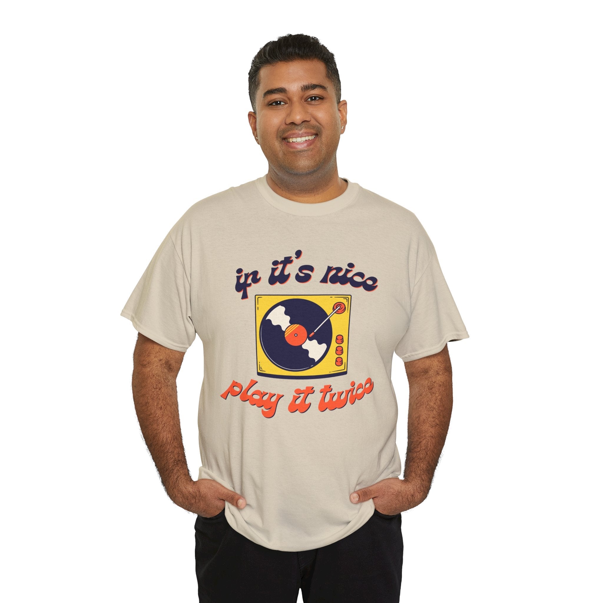 'If It’s Nice, Play It Twice' Vinyl T-Shirt
