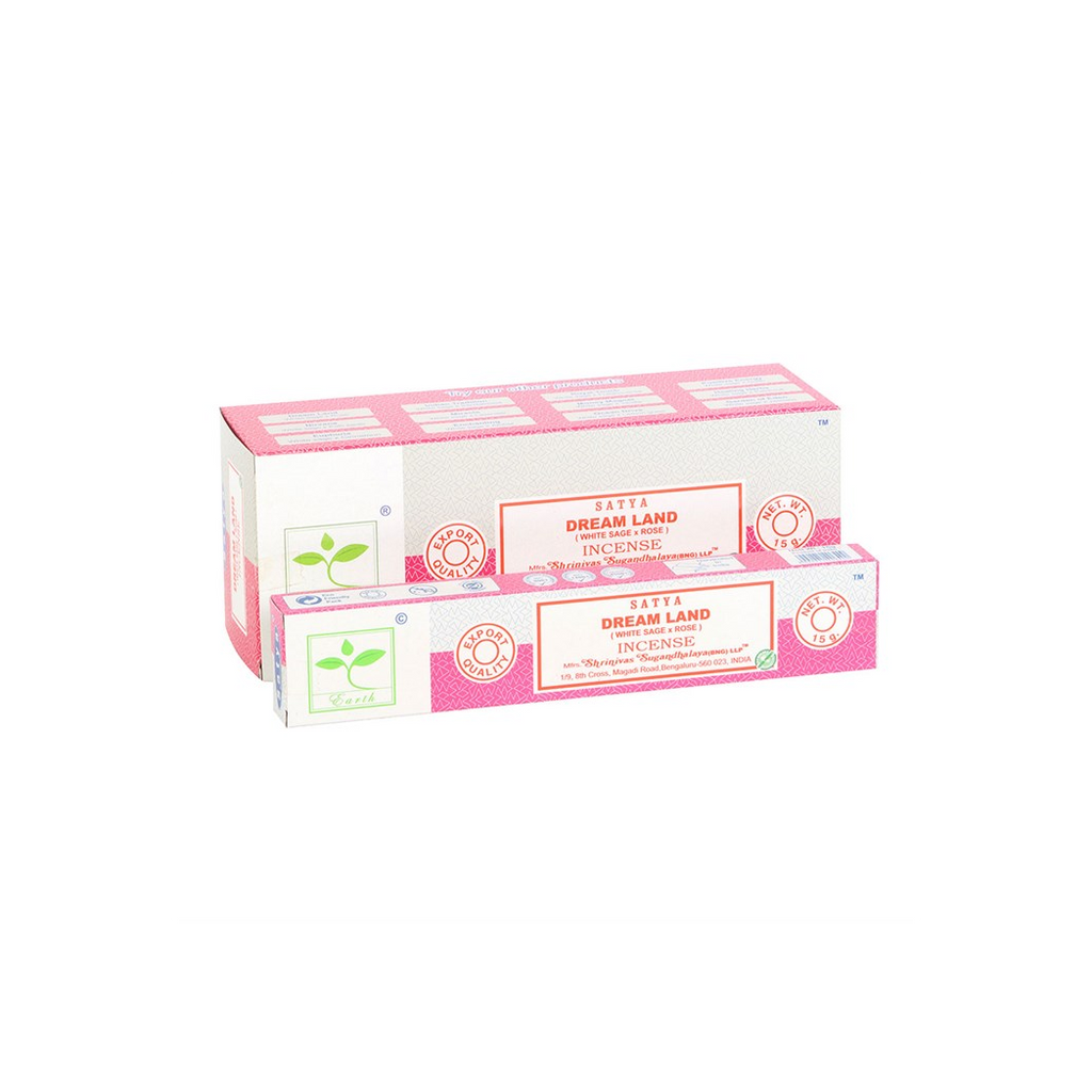 6 Packs of Dream Land Earth Incense by Satya | Incense Sticks & Cones | Inspired Creative Gifts