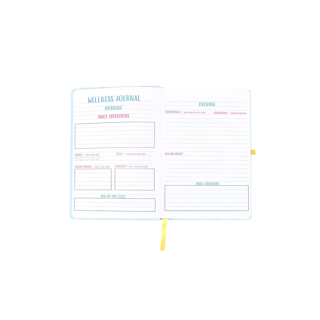 Be Kind to Your Mind A5 Wellness Journal with Citrine Pen | Notebook | Inspired Creative Gifts
