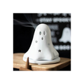 Ceramic Ghost Tealight and Incense Cone Holder | Candle Holders