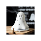 Ceramic Ghost Tealight and Incense Cone Holder | Candle Holders