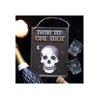 Entry Fee One Shot Hanging Metal Sign