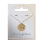 444 Angel Number Protection Necklace | Inspired Creative Gifts | UK Supplier