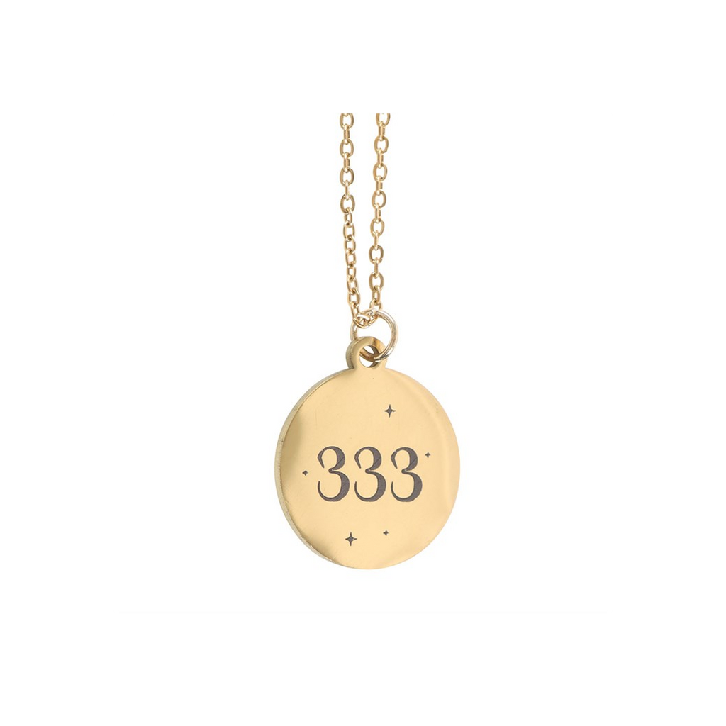 333 Angel Number Support Necklace | Woman's Necklace | Inspired Creative Gifts