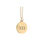 333 Angel Number Support Necklace | Woman's Necklace | Inspired Creative Gifts