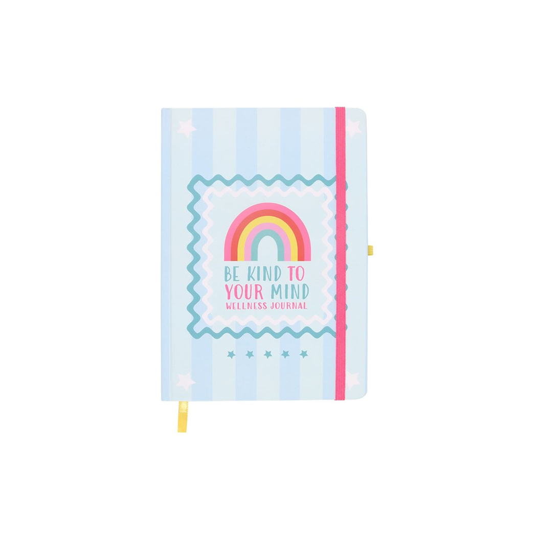 Be Kind to Your Mind A5 Wellness Journal with Citrine Pen | Notebook | Inspired Creative Gifts