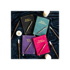Book of Shadows Journal with Black Obsidian Crystal Pen | Notebook | Inspired Creative Gifts