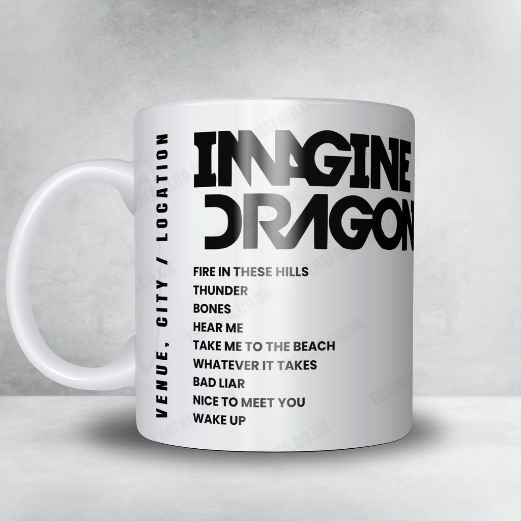 Imagine Dragons Setlist Mug - VinHomes Grand Park, Ho Chi Minh City - December 8th, 2024