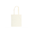 Cream Folk Print Polycotton Tote Bag