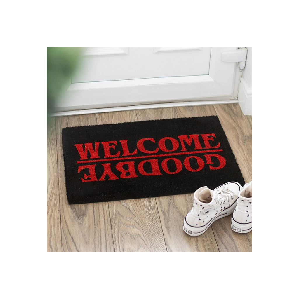 Black Welcome Goodbye Doormat | Door Mat | Inspired Creative Gifts