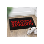 Black Welcome Goodbye Doormat | Door Mat | Inspired Creative Gifts