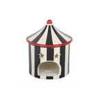 Black Striped Circus Tent Oil Burner