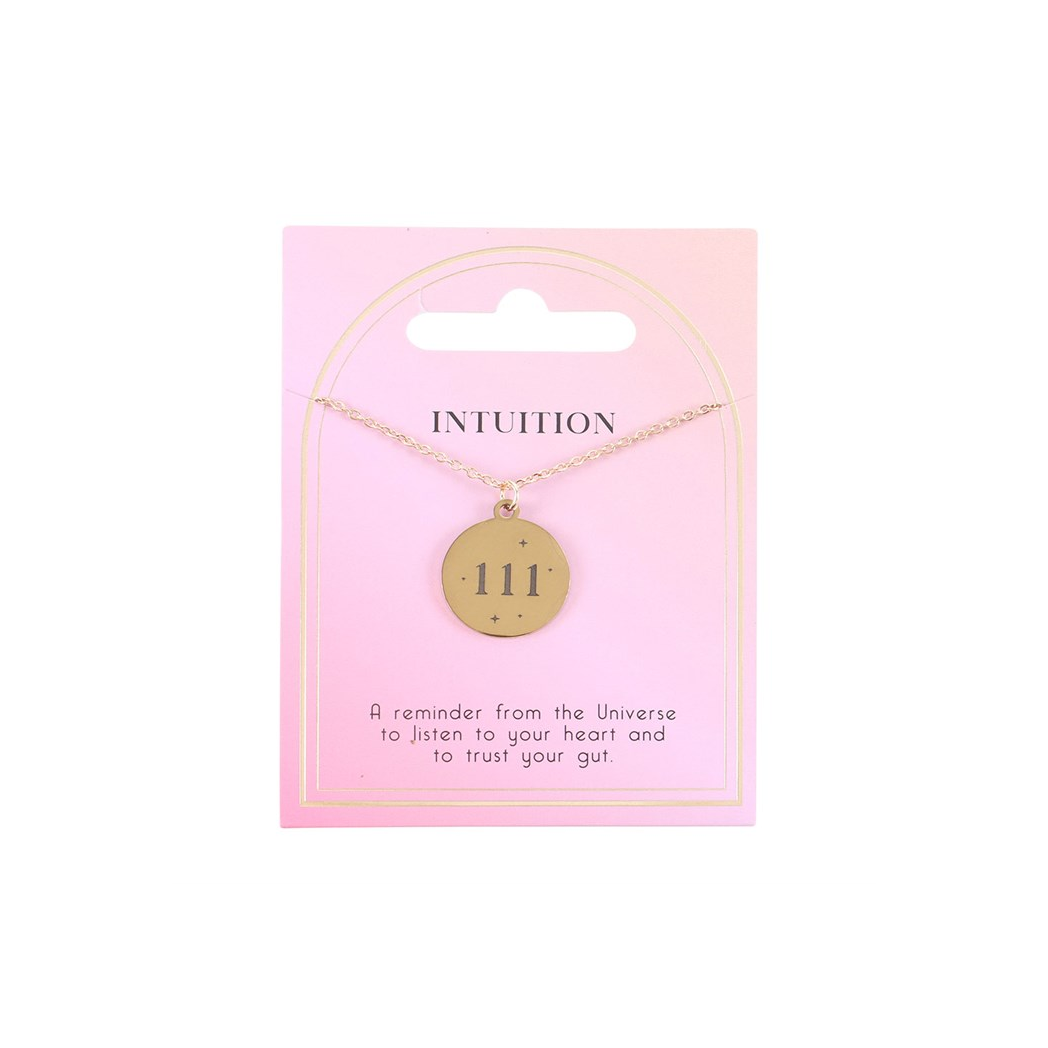 111 Angel Number Intuition Necklace | Woman's Necklace