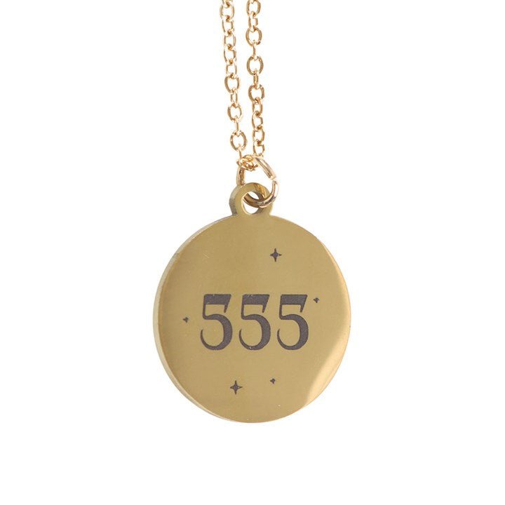 555 Angel Number Change Necklace | Inspired Creative Gifts | UK Supplier