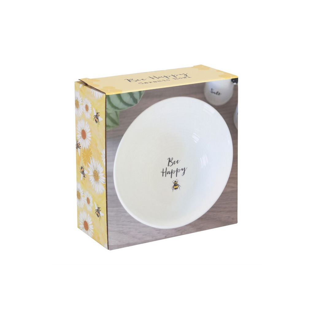 Bee Happy Ceramic Bowl | Tableware