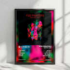 Foo Fighters "Wasting Light" Album Cover Poster - with Complete Tracklist