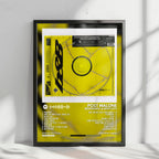 Post Malone "Beerbongs & Bentleys" Album Cover Poster - with Complete Tracklist