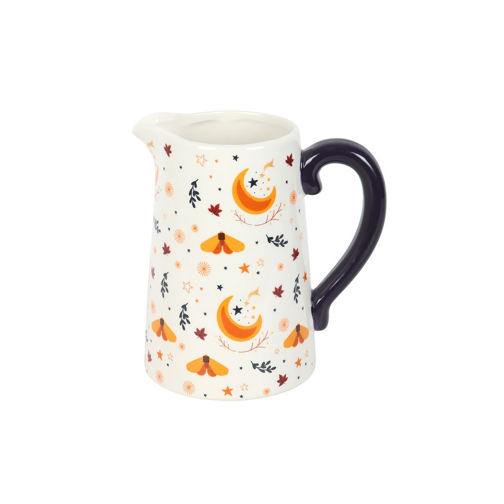 Autumn Magic Harvest Moon Print Ceramic Flower Jug | Vases | Inspired Creative Gifts