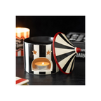 Black Striped Circus Tent Oil Burner