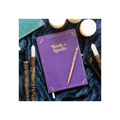 Book of Spells Journal with Amethyst Crystal Pen | Notebook
