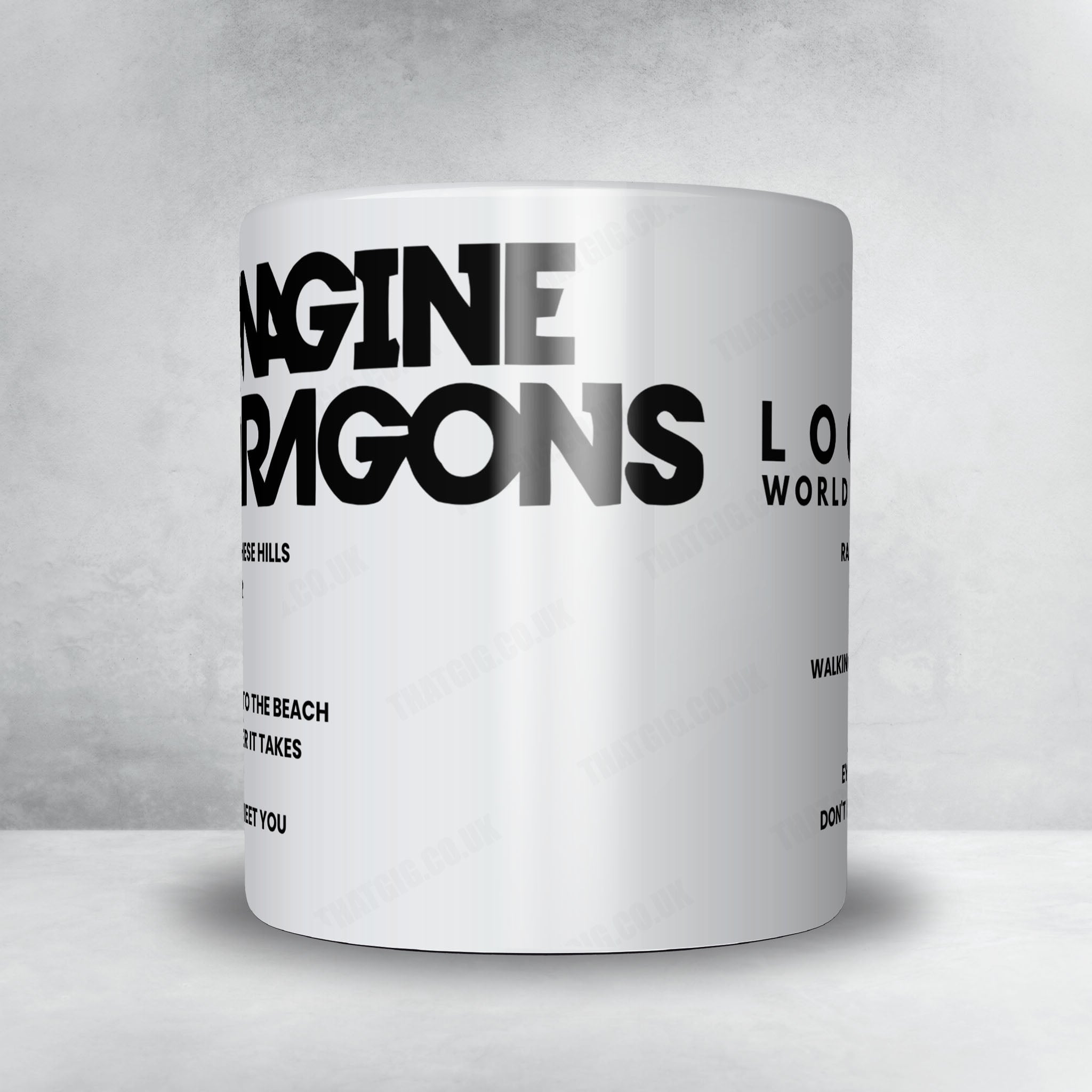 Imagine Dragons Setlist Mug - Shenzhen Universiade Sports Centre, Shenzhen - April 8th, 2025