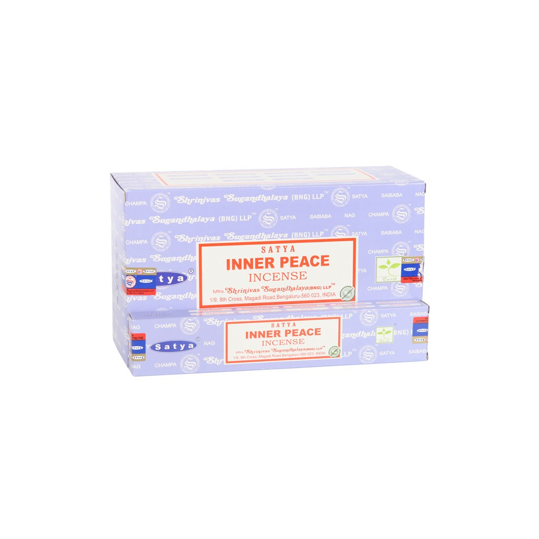 12 Packs of Inner Peace Incense Sticks by Satya