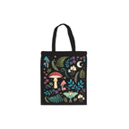Dark Forest Print Polycotton Tote Bag