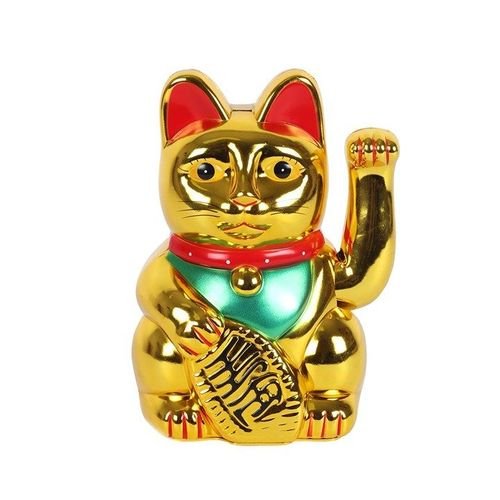 6 Inch Gold Money Cat | Inspired Creative Gifts | UK Supplier