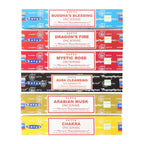 6 Packs of Assorted Fragrance Incense Sticks by Satya | Inspired Creative Gifts | UK Supplier