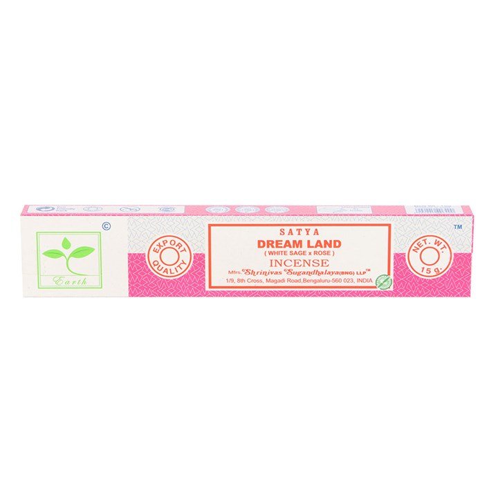 6 Packs of Dream Land Earth Incense by Satya | Inspired Creative Gifts | UK Supplier