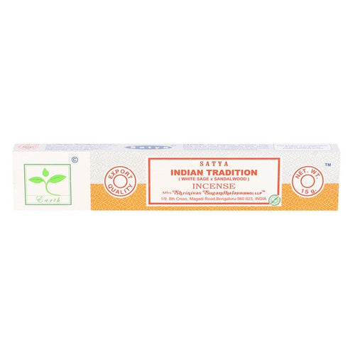 6 Packs of Indian Tradition Earth Incense by Satya | Inspired Creative Gifts | UK Supplier