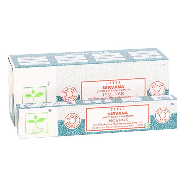 6 Packs of Nirvana Earth Incense by Satya | Inspired Creative Gifts | UK Supplier